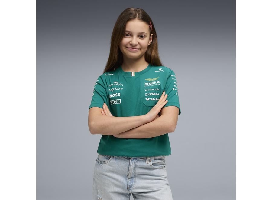 Aston Martin Teamline Kids Shirt 2026