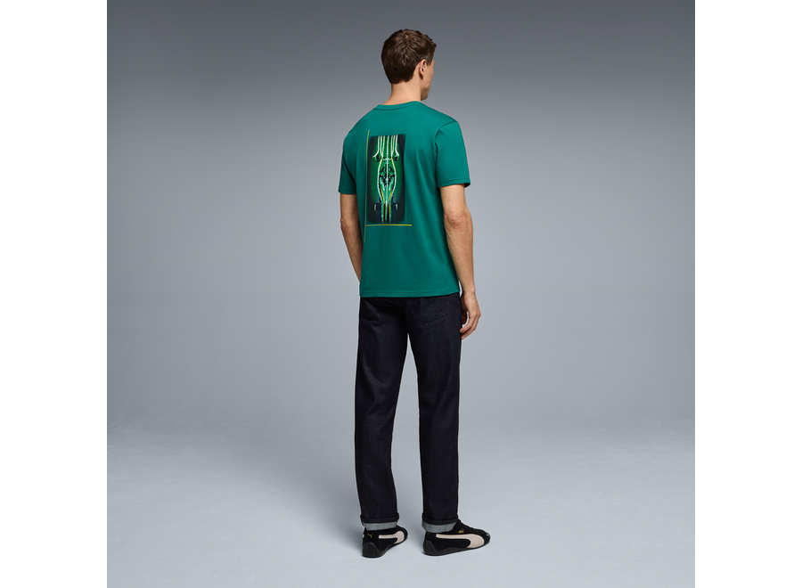 Aston Martin Graphic Shirt Groen 2026