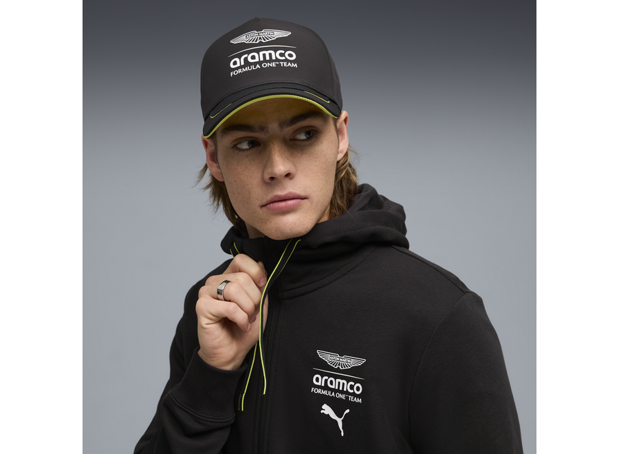 Aston Martin Logo Cap Zwart 2026