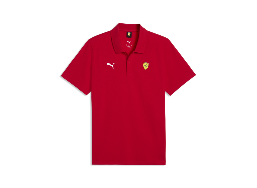 Ferrari Logo Polo Rood 2026