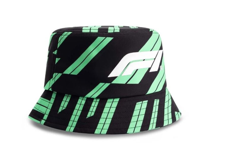 F1 Graphic Bucket Hat Groen 2026