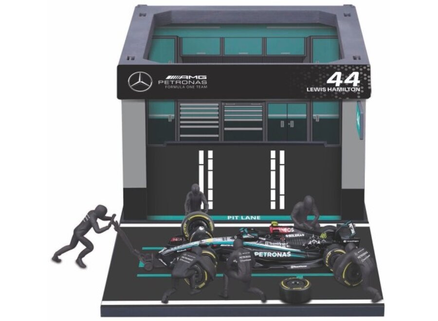 Mercedes Pit Pass Set 1:43 Lewis Hamilton