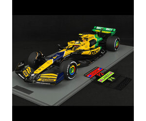 Spark McLaren 2021 Monaco GP LEDケース付き Spark 1-18 Norris 2021 Monaco GP McLaren MCL35M diecast model car