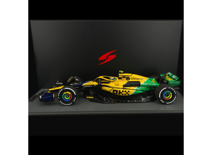 Spark  McLaren Formula 1 Team MCL38 No.4 4th Monaco GP 2024 - Lando Norris 1:12