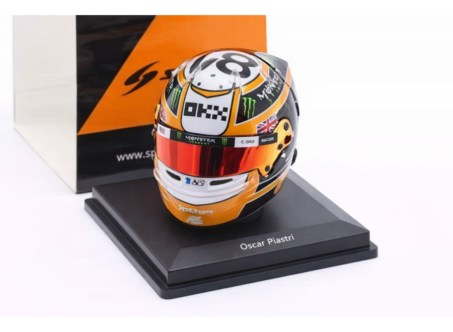 Spark Oscar McLaren Piastri Helm Monaco GP 2025 1:5