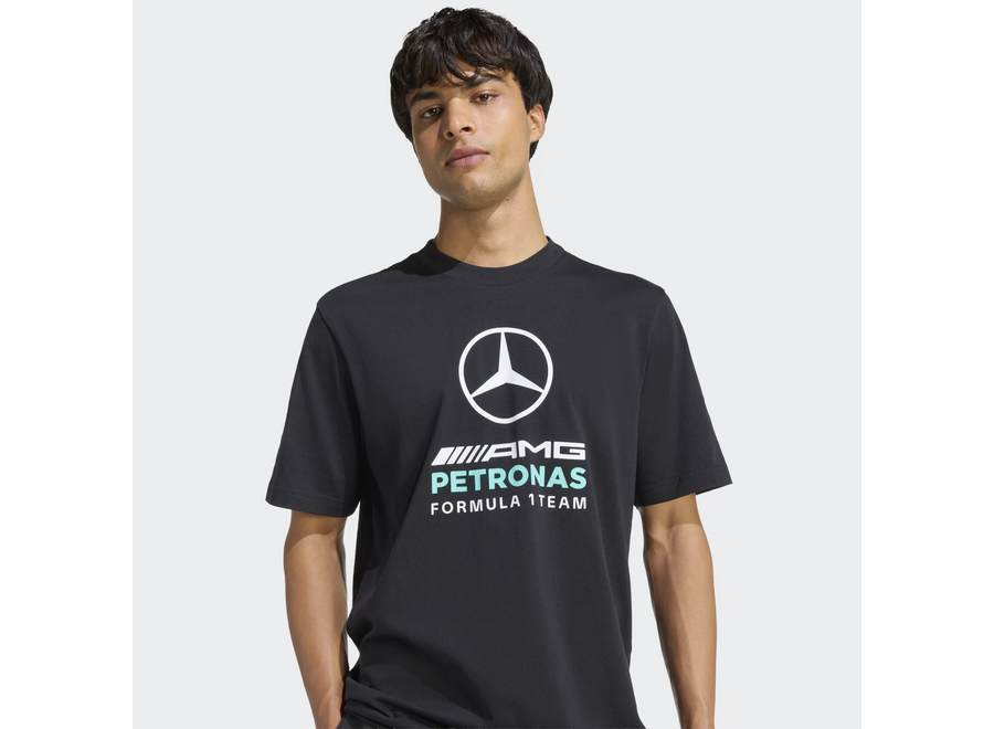 Mercedes Logo DNA T-shirt Adidas Zwart