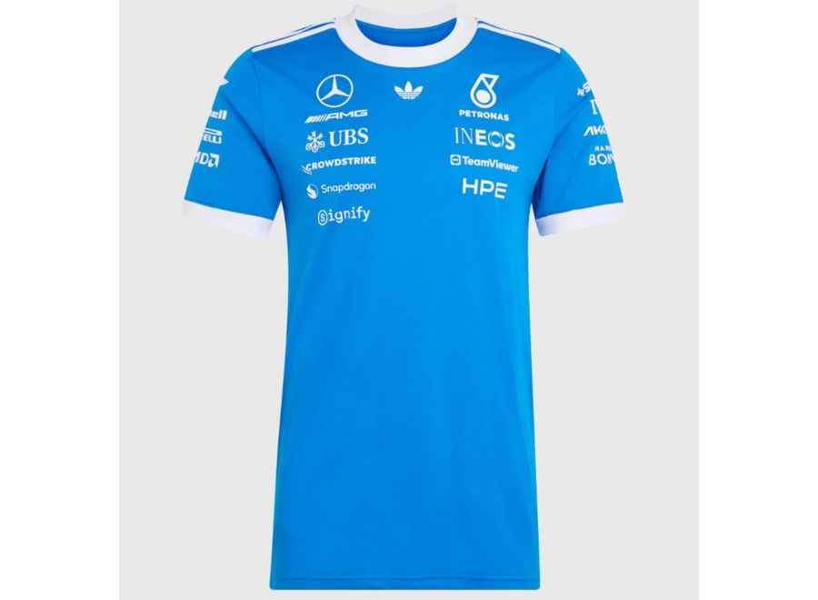 Mercedes F1 Silverstone T-shirt Blue