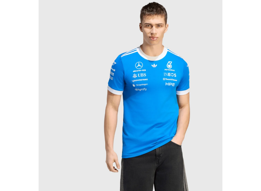 Mercedes F1 Sliverstone T-shirt Blue