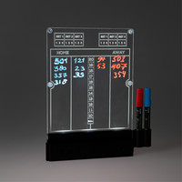 Dartshopper Acrylic Light Up Scoreboard Dartshopper Dartshopper Acrylic Light Up Scoreboard