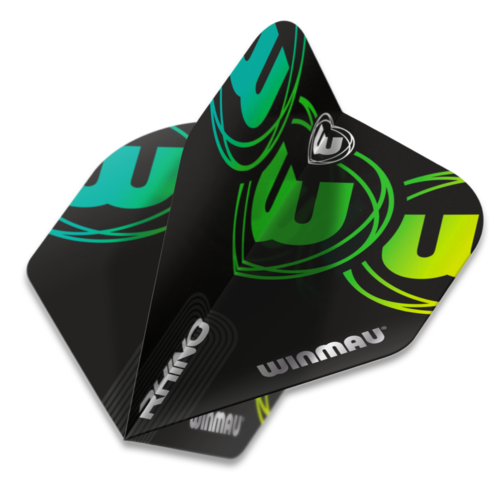 Winmau Letky Winmau Rhino Extra Thick Logo Gradient Green V2