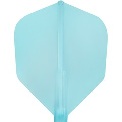 Letky Cosmo Darts - Fit Flight Clear Blue Shape