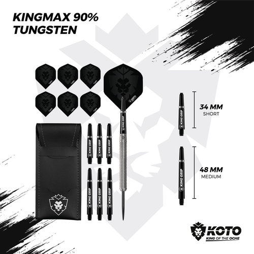 KOTO KOTO Kingmax 90% - Šipky Steel