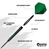 KOTO KOTO Kingfinity Black & Green 90% - Šipky Steel