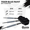 KOTO KOTO Tiger Blue Paint 90% - Šipky Steel