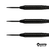 KOTO 2 KOTO Black Brass Darts + 90 Pieces Accessories - Šipky Steel