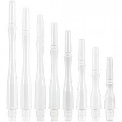 Násadky Cosmo Darts Fit  Gear Hybrid - Clear White - Spinning
