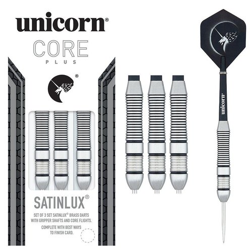 Unicorn Unicorn Core Plus Satinlux Brass - Šipky Steel