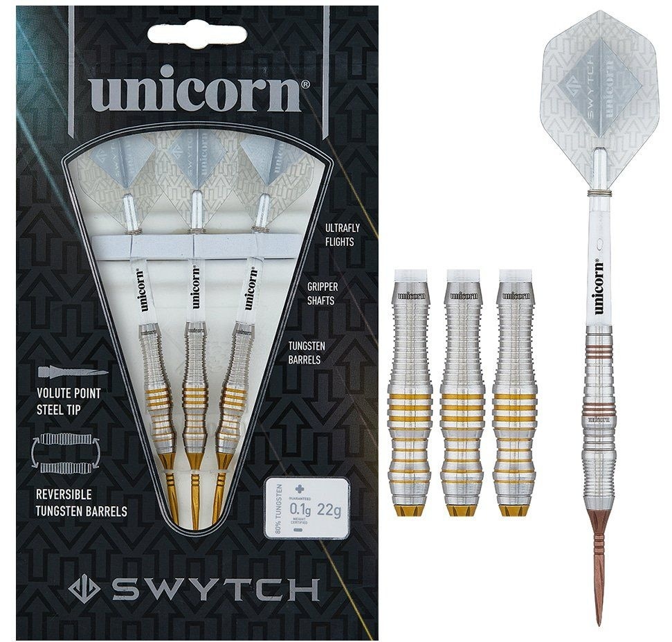 Unicorn Swytch Gold 80 Šipky Steel