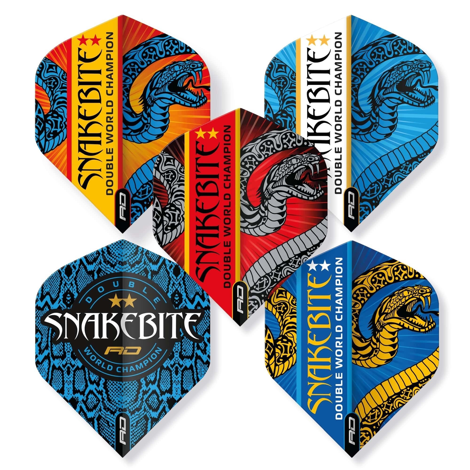 Letky Red Dragon Snakebite Double World Champion Hardcore Flight Collection