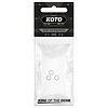 KOTO KOTO Aluminium Flight Lock Kroužky Silver