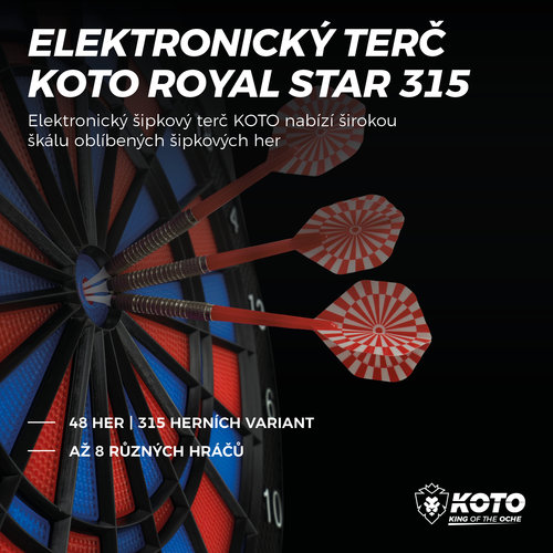 KOTO Elektronický Terč KOTO Royal Star 315