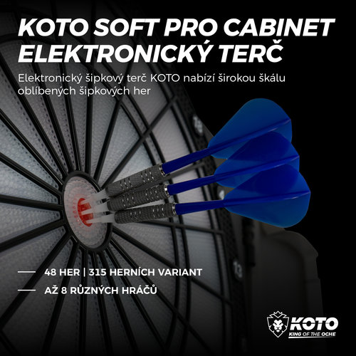 KOTO Elektronický Terč KOTO Soft Pro Cabinet