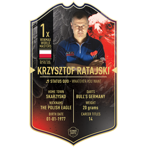 Ultimate Darts Ultimate Darts Card Krzysztof Ratajski