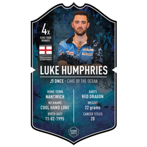Ultimate Darts Card Luke Humphries