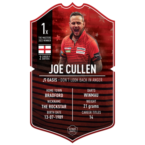 Ultimate Darts Ultimate Darts Card Joe Cullen