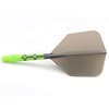 CUESOUL Letky Cuesoul - ROST T19 Integrated Dart Flights - Big Wing - Grey Green