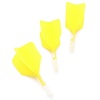 CUESOUL Letky Cuesoul - ROST T19 Integrated Dart Flights - Big Wing - Yellow Clear