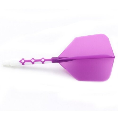 CUESOUL Letky Cuesoul - ROST T19 Integrated Dart Flights - Big Wing - Purple White