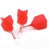 CUESOUL Letky Cuesoul - ROST T19 Integrated Dart Flights - Big Wing - Red White