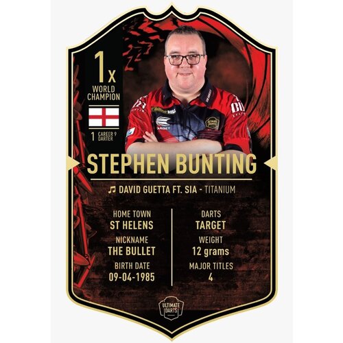 Ultimate Darts Ultimate Darts Card Stephen Bunting