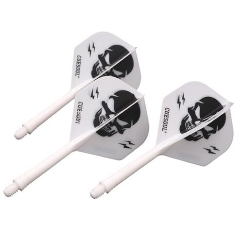 CUESOUL Letky Cuesoul - ROST Integrated Dart Flights - LOVEone - White