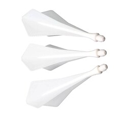 Letky Cuesoul - TRAJ AK8 Integrated Dart Flights - Diamond Shape - White