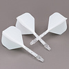 CUESOUL Letky Cuesoul - ROST T19 Integrated Dart Flights - Standard Shape - Clear White