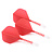 Letky Cuesoul - ROST T19 Integrated Dart Flights - Standard Shape - Clear Red