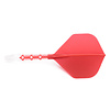 CUESOUL Letky Cuesoul - ROST T19 Integrated Dart Flights - Standard Shape - Clear Red