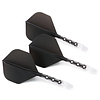 CUESOUL Letky Cuesoul - ROST T19 Integrated Dart Flights - Standard Shape - Clear Black