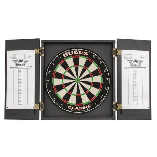 Bull's Kabinet Bull's Beer and Darts Classic Wood Black