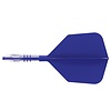 CUESOUL Letky Cuesoul ROST T19 Integrated Dart Flights Big Wing Carbon Blue