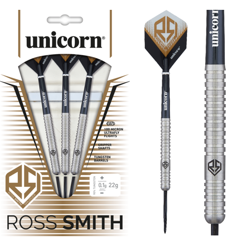 Unicorn Unicorn Ross Smith Natural 90% - Šipky Steel