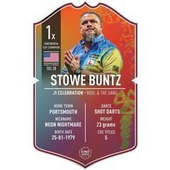 Ultimate Darts Card Stowe Buntz