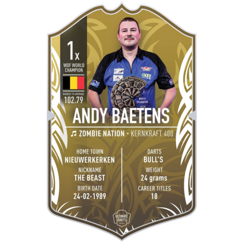 Ultimate Darts Ultimate Darts Card Andy Baetens WC