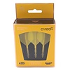 CUESOUL Letky Cuesoul ROST T19 Integrated Dart Flights Big Standard Wing Carbon Yellow