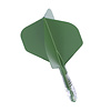 CUESOUL Letky Cuesoul ROST T19 Integrated Dart Flights Big Standard Wing Carbon Green