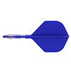 CUESOUL Letky Cuesoul ROST T19 Integrated Dart Flights Small Standard Wing Carbon Blue