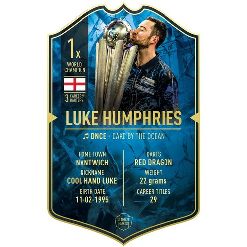 Ultimate Darts Ultimate Darts Card Luke Humphries World Champion 2024