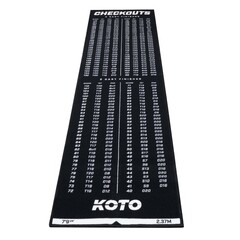 KOTO Carpet Checkout 237x60cm - Koberec pod Terče